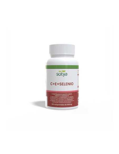 Antioxidante vitamina C,E + selenio 500mg 100 comprimidos Sotya Antioxidante vitamina C,E + selenio 500mg 100 comprimidos Sotya